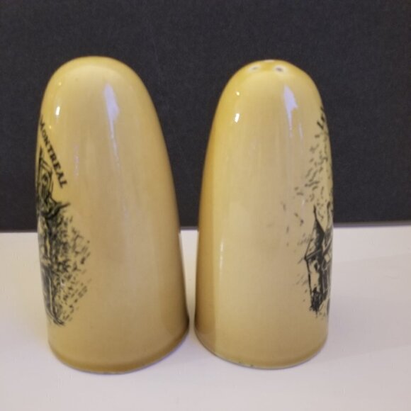 Old Montreal Salt and Pepper Shakers Ironstone Made in England Vintage Rare Retr - Picture 5 of 9